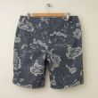 NEW Gap Sunfaded Island Print Shorts in Blue Grey 