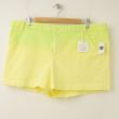 NEW Gap Women's Flat Front Neon Shorts in Bright Lemon Meringue 