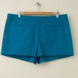 NEW Gap Women's Canvas Clean Front Shorts in Dynasty Turquoise