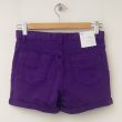GapKids Girls 1969 Classic Rolled Hem Denim Shorts in Ultraviolet Wave (back)
