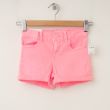 GapKids Girl's 1969 Classic Rolled Hem Denim Shorts in Neon Flamingo