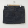 NEW Gap 1969 Cord Mini Skirt in Shark Fin (back)