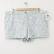 NEW Gap Sunkissed Floral Chambray Short Shorts in Light Chambray