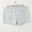 NEW Gap Sunkissed Floral Chambray Short Shorts in Light Chambray (back)