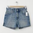 NEW Gap 1969 Raw-Edge High-Rise Cut-Off Denim Shorts in Collier Wash