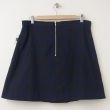 NEW Gap Plaid Single Box Pleat Skirt in Blue Plaid (back)