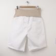 NEW Old Navy Maternity Full-Panel Denim Shorts in Bright White  (back)