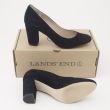 NEW Lands' End Women's Minnie Pump High Heel Shoes in Black
