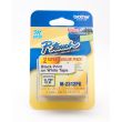 Brother P-Touch M-Tape Black Print on White Tape 2 Pack M-2312PK