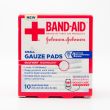 Band-Aid Small Sterile Guaze Pads 10 Pads