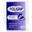 Poligrip Comfort Seal Denture Adhesive Strips 40 Strips